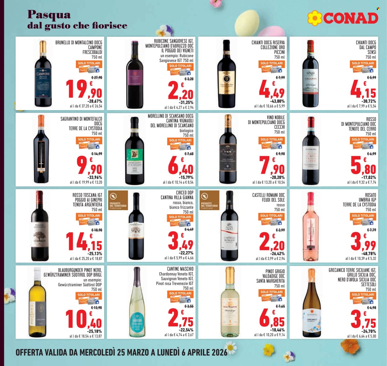 Volantino Conad - 25/3/2026 - 6/4/2026. Pagina 20