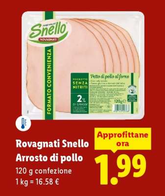 Rovagnati Snello Arrosto di pollo