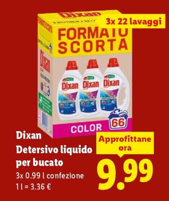 Dixan Detersivo liquido per bucato
