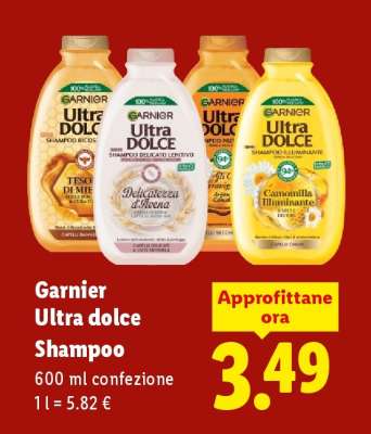 Garnier Ultra Dolce Shampoo