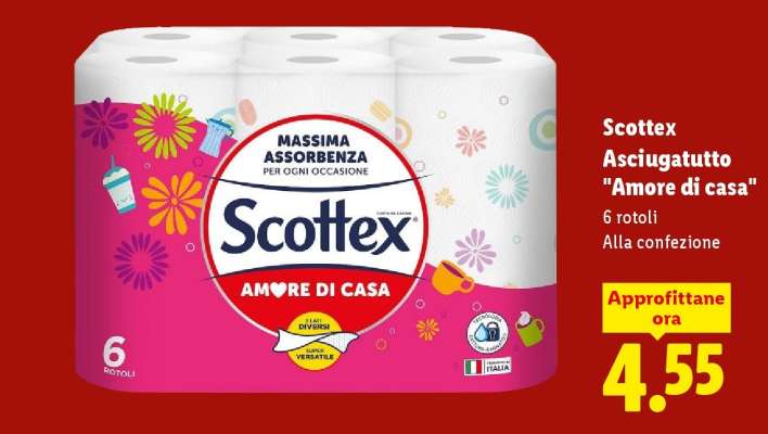 Scottex Asciugatutto 'Amore di casa'