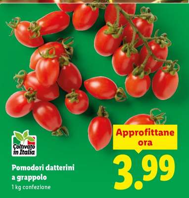 Pomodori datterini a grappolo