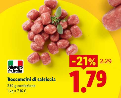 Bocconcini di salsiccia