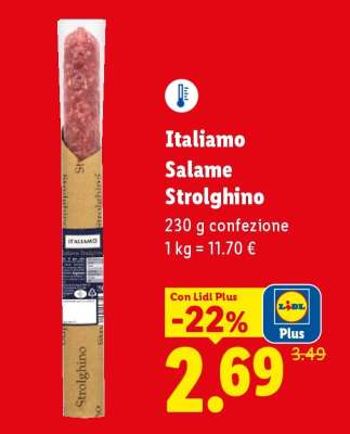 Italiamo Salame Strolghino