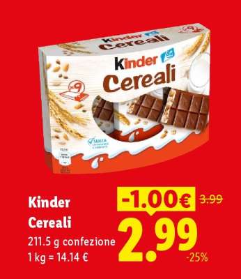 KINDER CEREALI