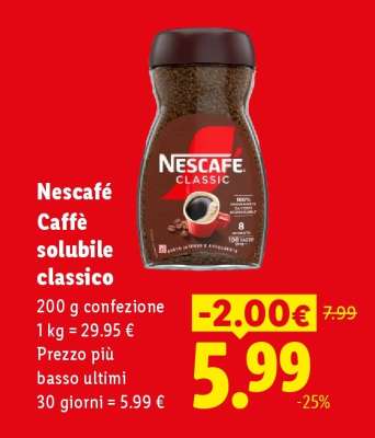 Nescafé Caffè solubile classico