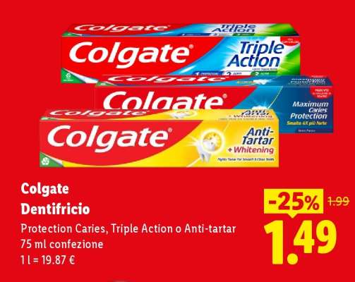 Colgate Dentifricio