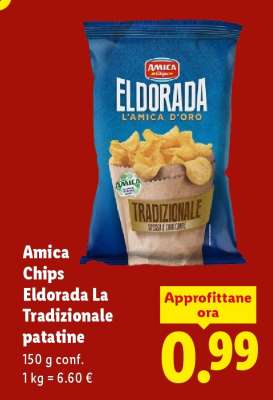 Amica Chips Eldorada La Tradizionale patatine
