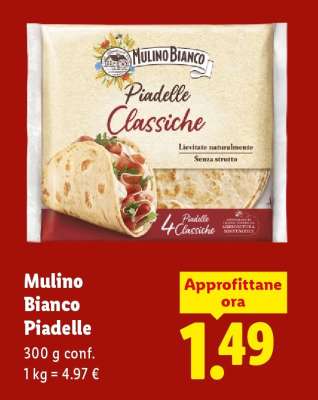 Mulino Bianco Piadelle