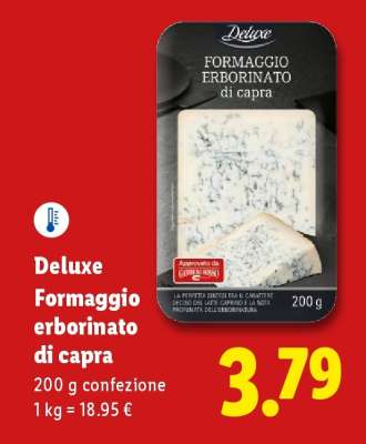 Deluxe Formaggio erborinato di capra