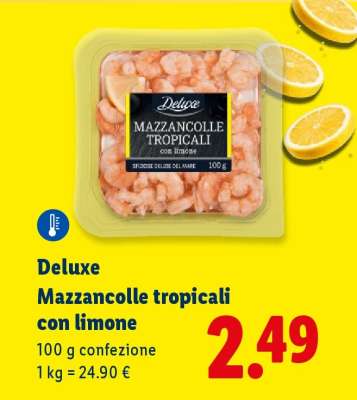Deluxe Mazzancolle tropicali con limone