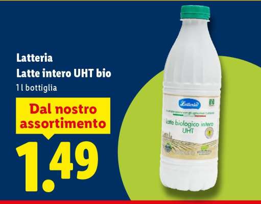 Latteria Latte intero UHT bio