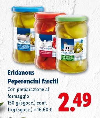 Eridanous Peperoncini farciti