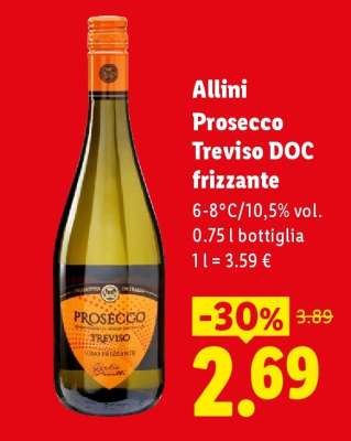 Allini Prosecco Treviso DOC frizzante