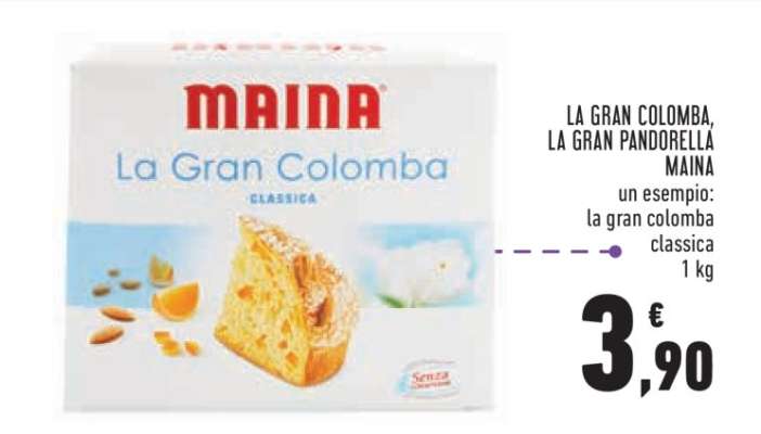 LA GRAN COLOMBA, LA GRAN PANDORELLA MAINA