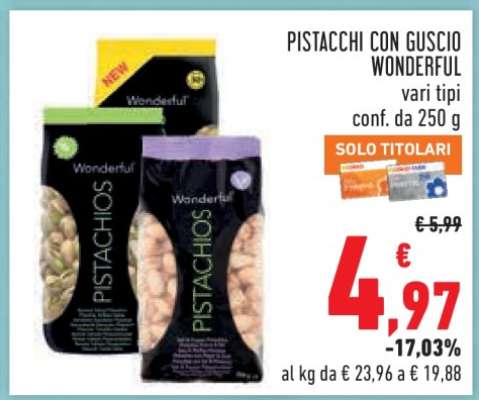PISTACCHI CON GUSCIO WONDERFUL