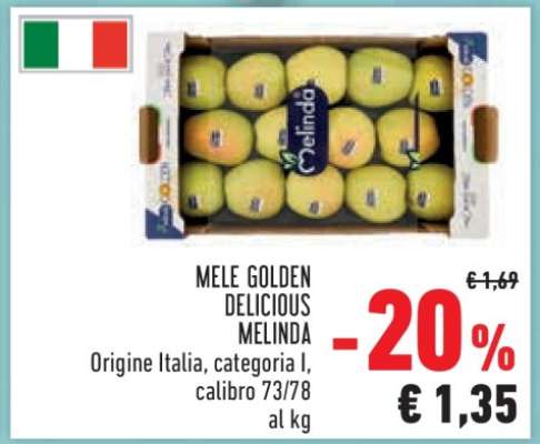 Mele Golden Delicious Melinda