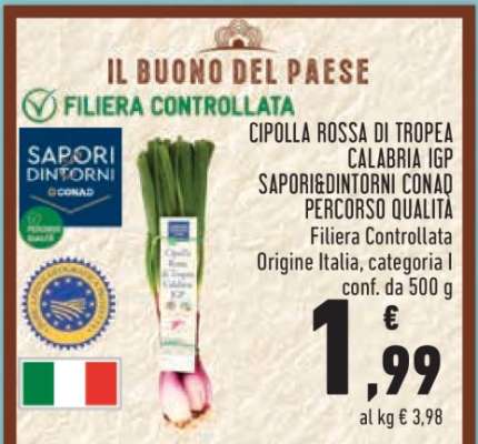 Cipolla Rossa di Tropea Calabria IGP