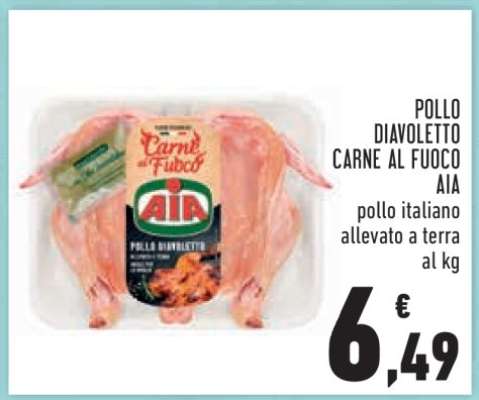 POLLO DIAVOLETTO CARNE AL FUOCO AIA
