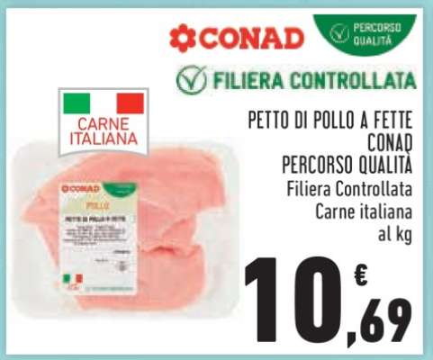 PETTO DI POLLO A FETTE CONAD