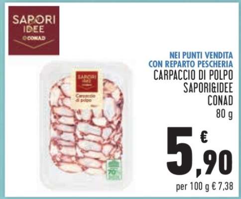 CARPACCIO DI POLPO SAPORI&IDEE CONAD
