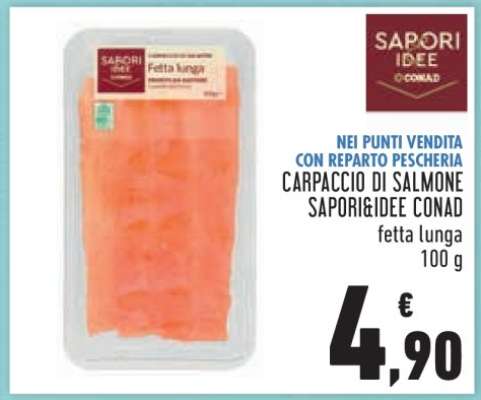 CARPACCIO DI SALMONE SAPORI&IDEE CONAD