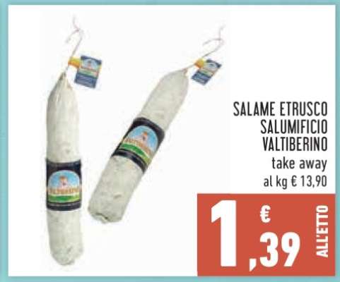 Salame Etrusco Salumificio Valtiberino