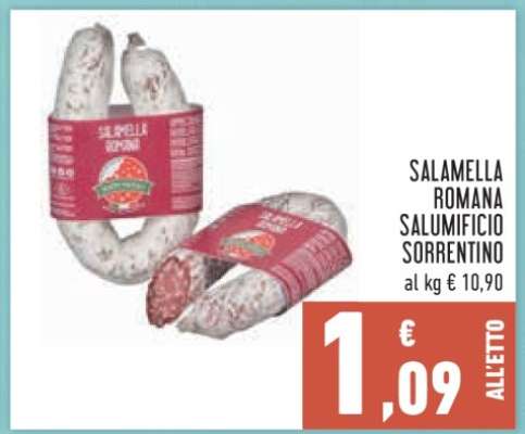 Salamella Romana Salumificio Sorrentino