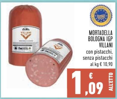 Mortadella Bologna IGP Villani