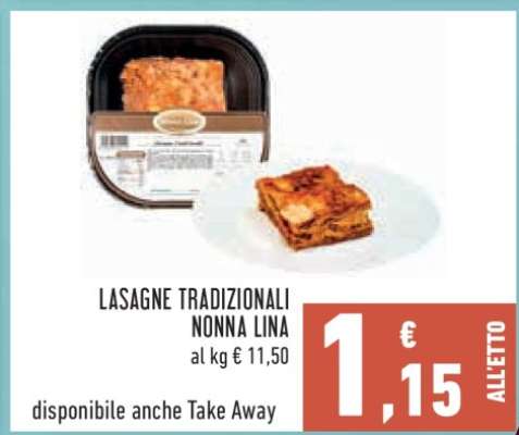 Lasagne Tradizionali Nonna Lina