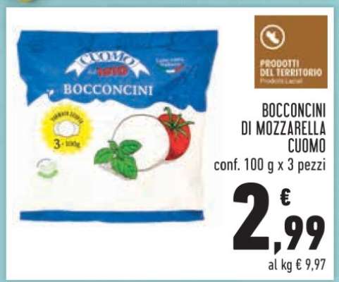 Bocconcini di Mozzarella Cuomo