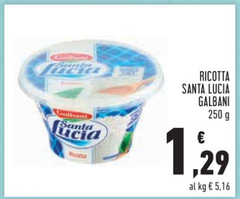 RICOTTA SANTA LUCIA GALBANI