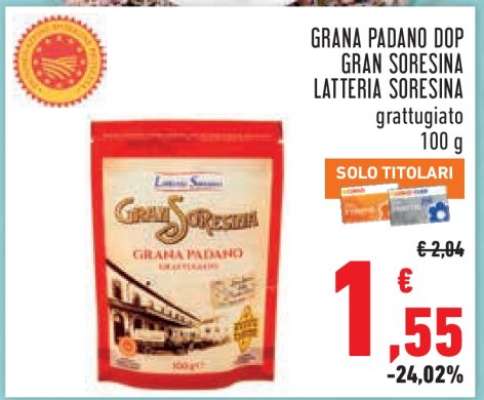 GRANA PADANO DOP GRAN SORESINA LATTERIA SORESINA