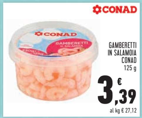Gamberetti in Salamoia Conad