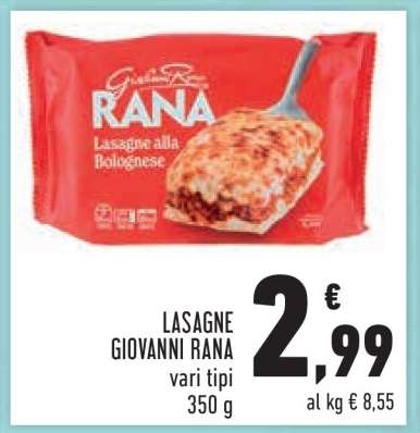 Lasagne Giovanni Rana