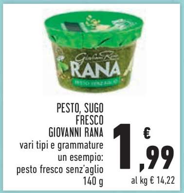 PESTO, SUGO FRESCO GIOVANNI RANA