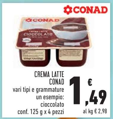 CREMA LATTE CONAD