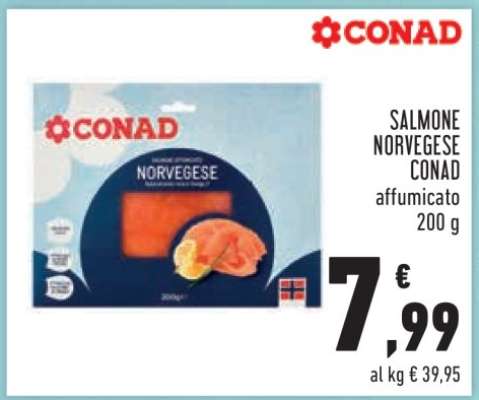 Salmone Norvegese Conad