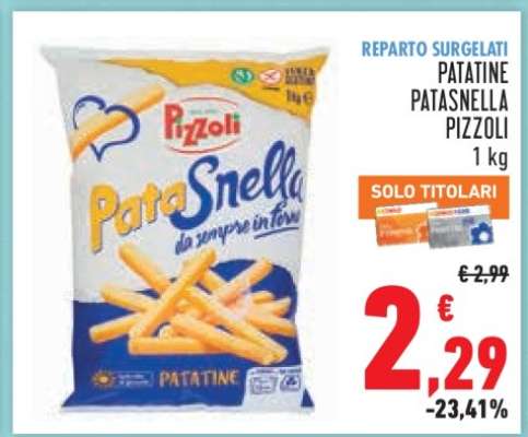 Patatine Patasnella Pizzoli