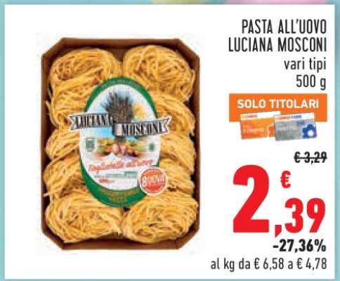 Pasta all'uovo Luciana Mosconi