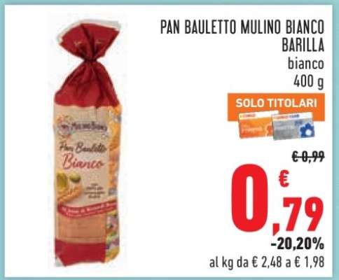 PAN BAULETTO MULINO BIANCO BARILLA