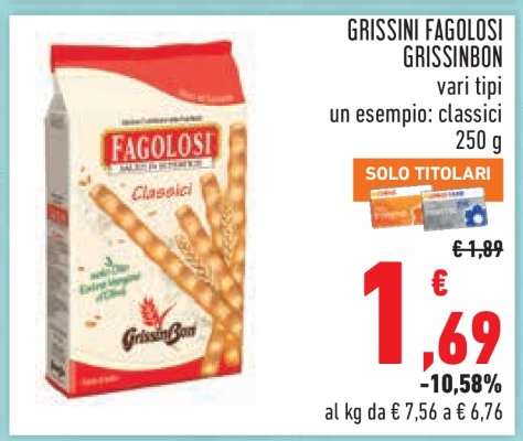 GRISSINI FAGOLOSI GRISSINBON