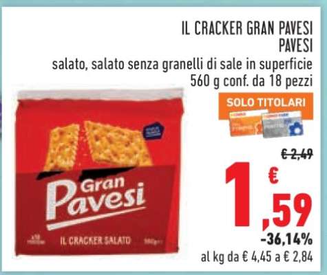 Il Cracker Gran Pavesi Pavesi