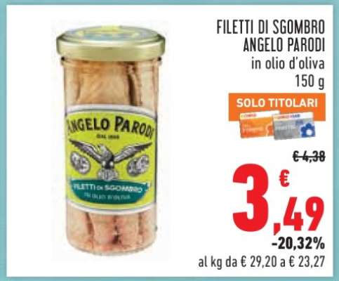 Filetti di Sgombro Angelo Parodi