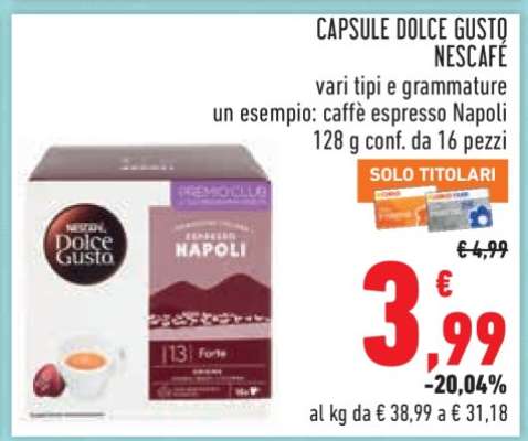 Capsule Dolce Gusto Nescafé