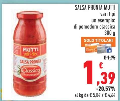SALSA PRONTA MUTTI