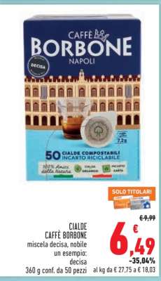Cialde Caffè Borbone