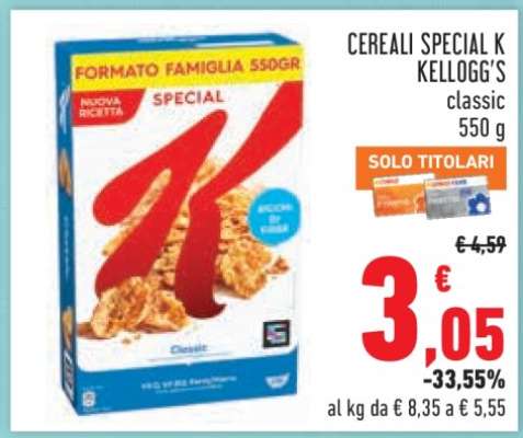 Cereali Special K Kellogg's
