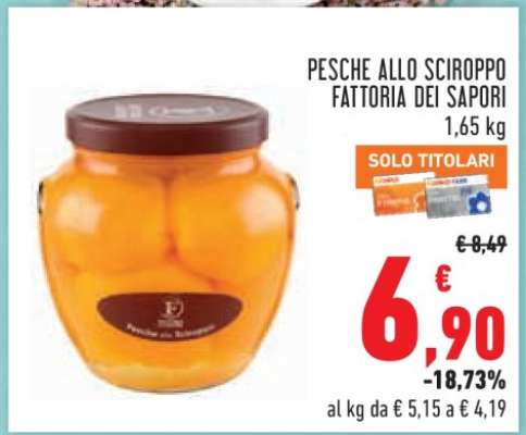 PESCE ALLO SCIROPPO FATTORIA DEI SAPORI