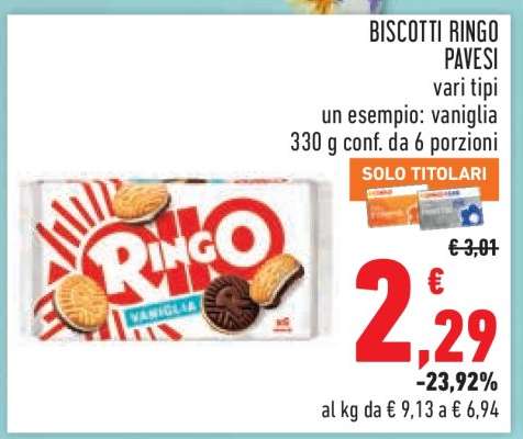 BISCOTTI RINGO PAVESI